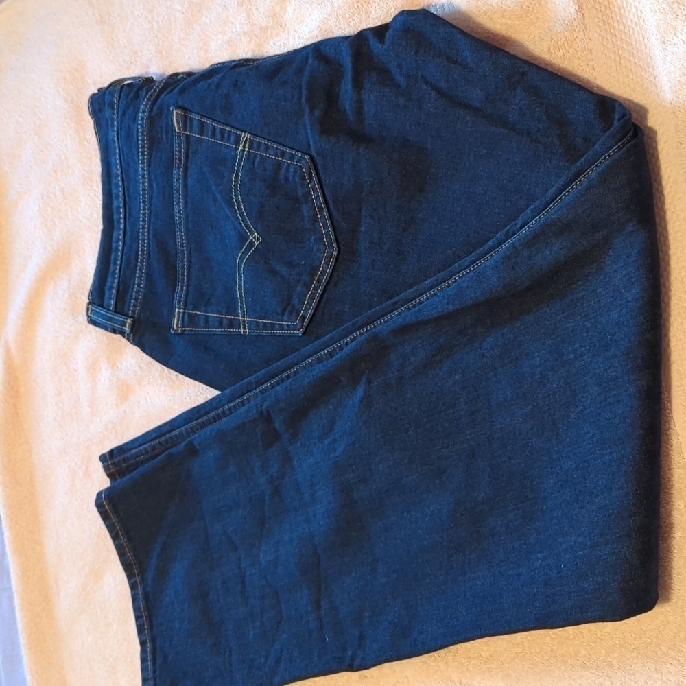 Levis Mens 505 Levi Strauss Regular Straight Fit blue Jeans. - Picture 4 of 12